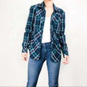Arrata Stitch Fix Plaid shirt XS NWT